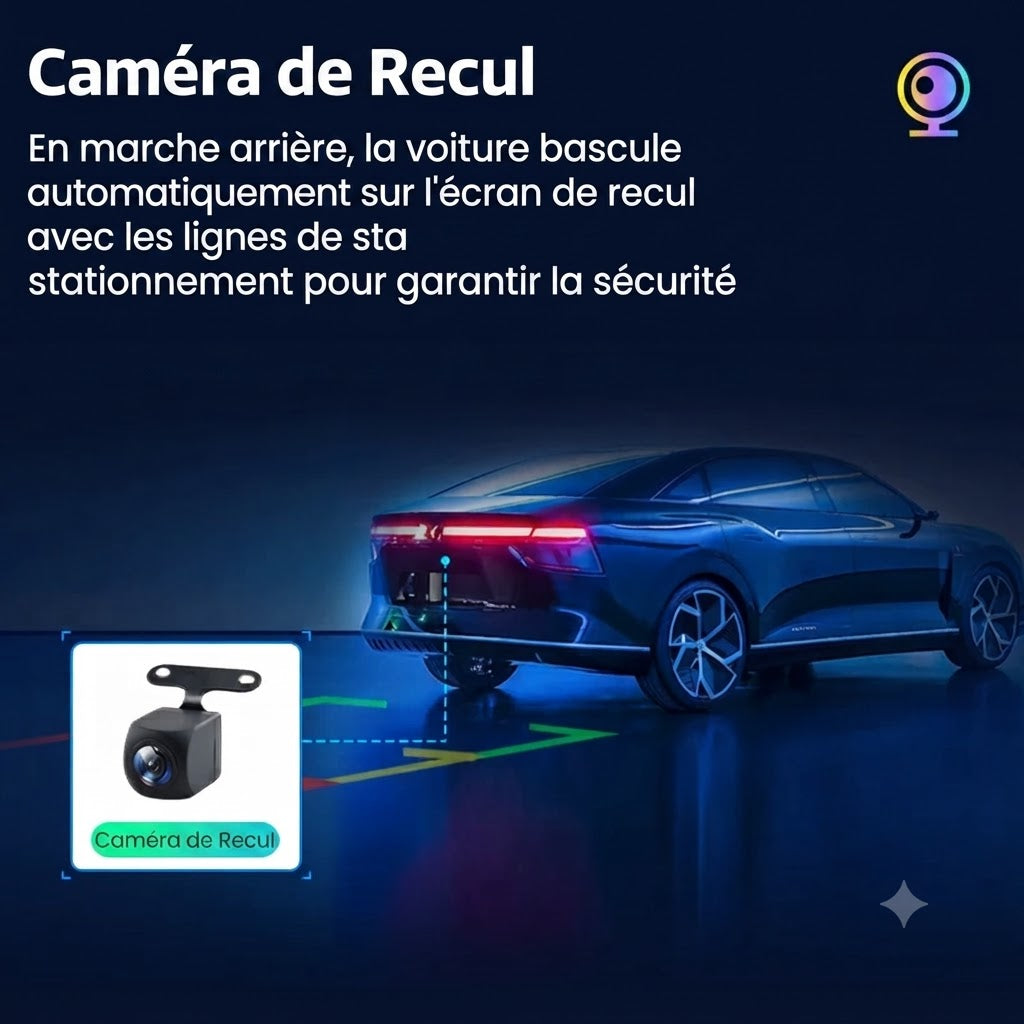 Dashcam Voiture Double Caméra — Vision Nocturne, ADAS & Étanche