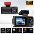 Dashcam Voiture Double Caméra Full HD — Vision Nocturne & Enregistrement en Boucle