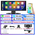 Dashcam Voiture 10,26" — CarPlay, Android Auto & Caméra Arrière