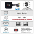 Dashcam Moto Dual Lens 1080P — Caméra Avant/Arrière, Vision Nocturne