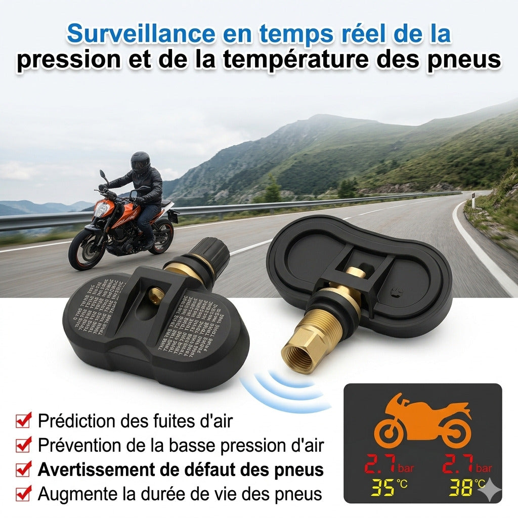 Dashcam Moto Double Caméra 1080P — Vision Nocturne, WiFi & Bluetooth