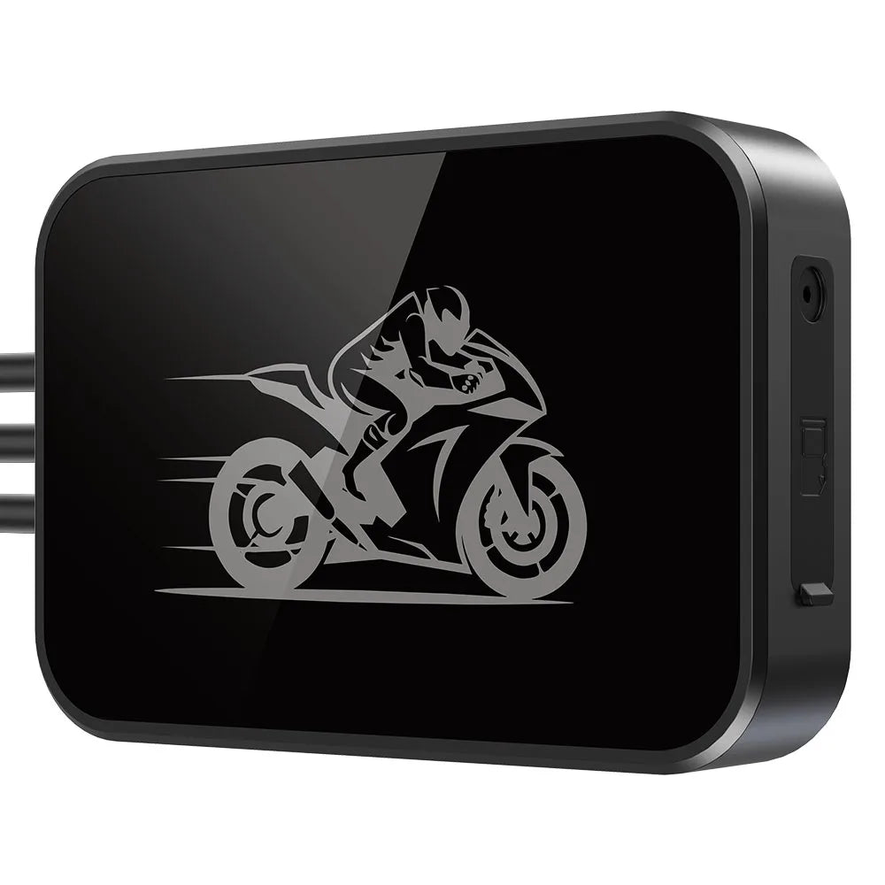 Dashcam Moto Double Caméra 720P — Étanche IPx67, Vision Nocturne & GPS