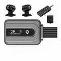 Dashcam Moto Double Caméra 1080P — WiFi, Vision Nocturne & GPS Externe