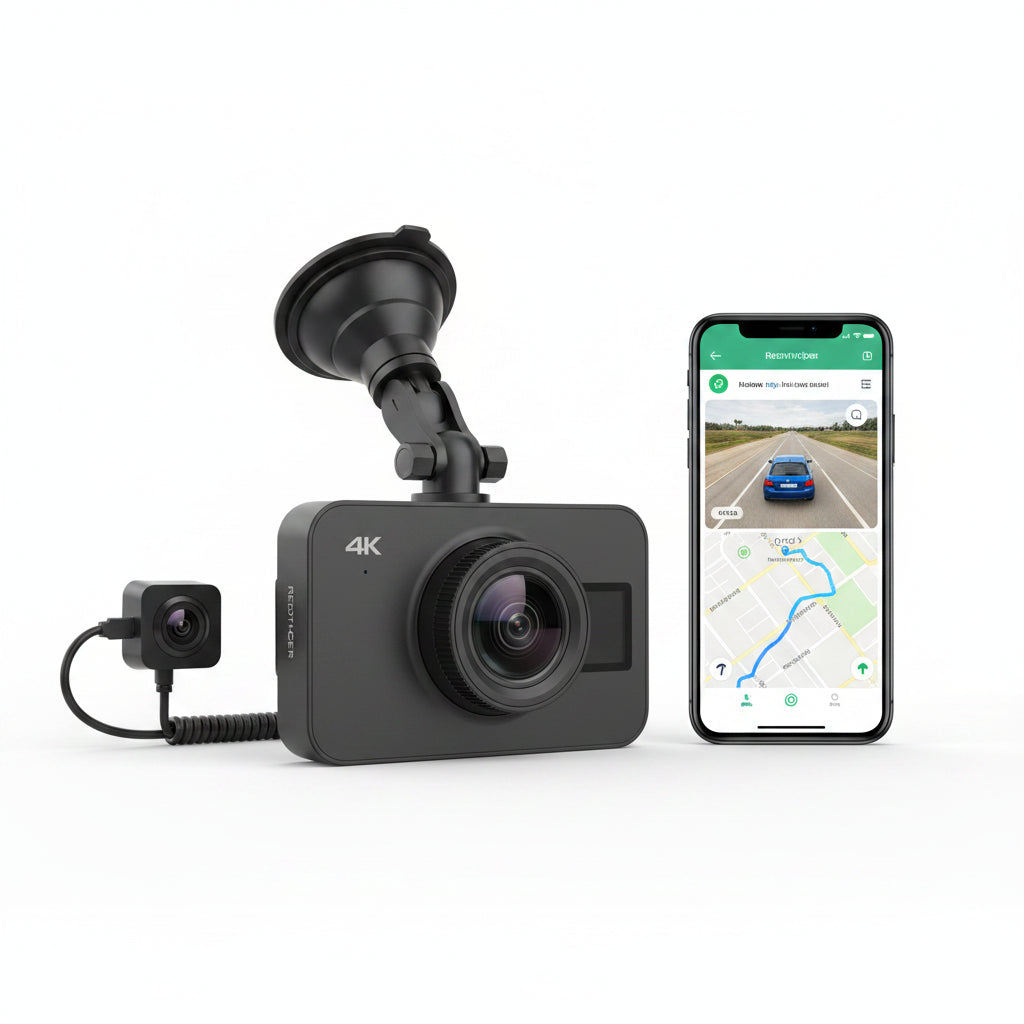 Dashcam Voiture 4K Ultra HD — GPS & Vision Nocturne