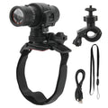 Dashcam Moto 1080P HD — Caméra Casque Étanche, Grand Angle 120°