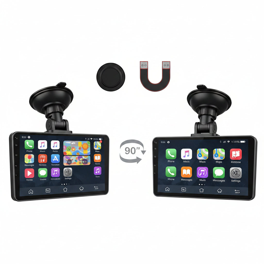 Dashcam Voiture Écran 7 Pouces — CarPlay, Android Auto & Caméra Arrière