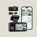 Dashcam Voiture 4K UHD — Triple Caméra, Vision Nocturne & GPS