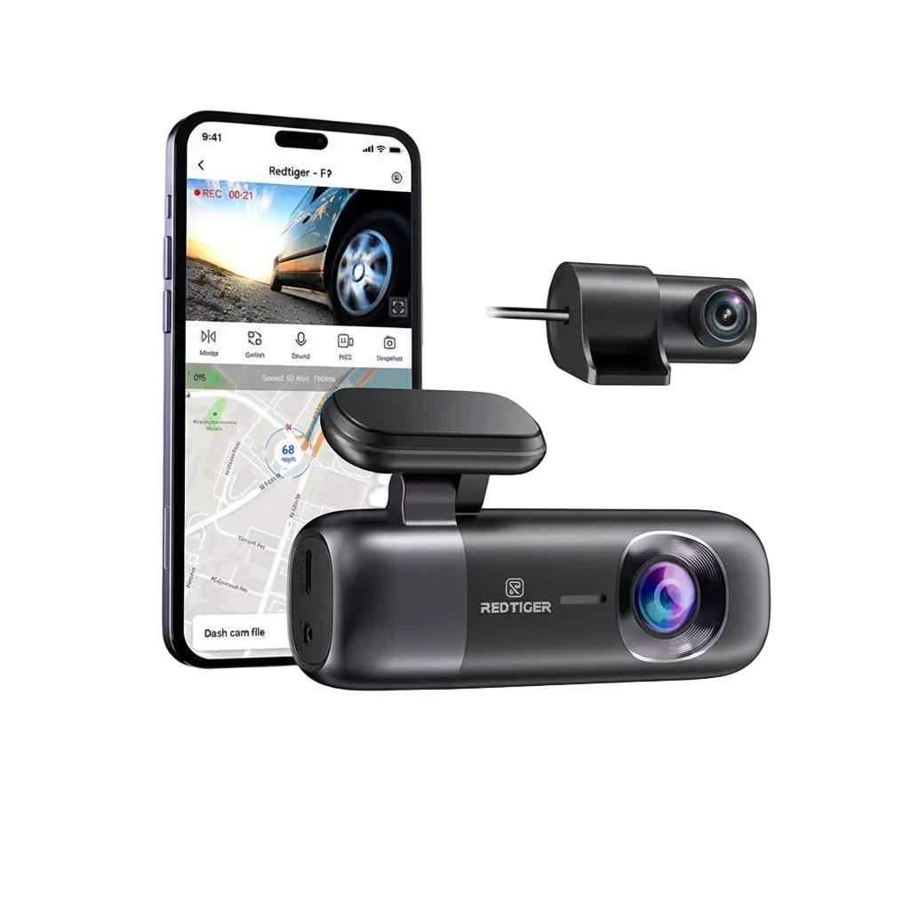 Dashcam Voiture 4K — Vision Nocturne, GPS & Surveillance Parking
