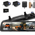 Dashcam Voiture 4K Tri-Vue — Écran Tactile 12" & Vision Nocturne