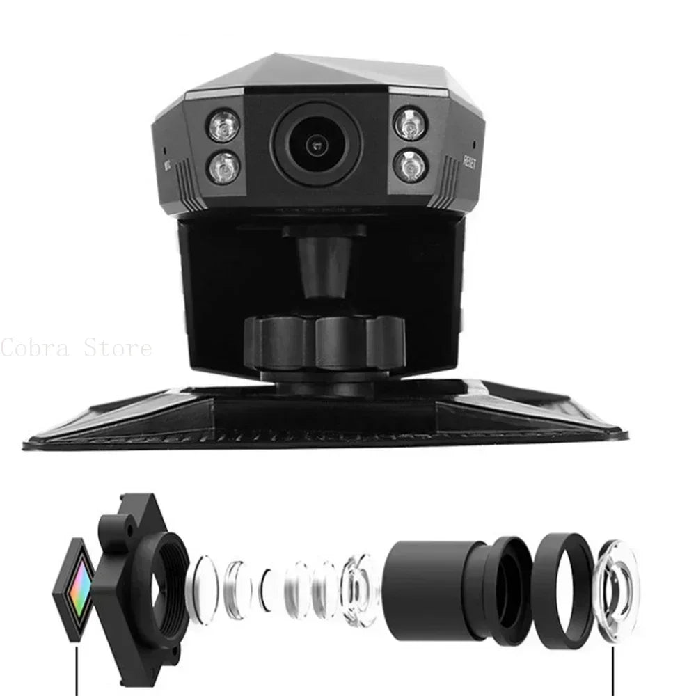 Dashcam Voiture 1080P Full HD — Grand Angle 170°, Détection & Enregistrement en Boucle
