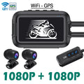 Dashcam Moto Double 1080P — GPS Intégré & Étanche IP67