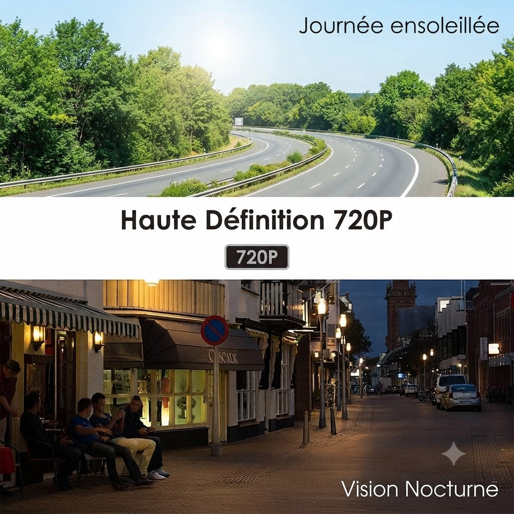 Dashcam Voiture USB — Grand Angle 170° & Vision Nocturne